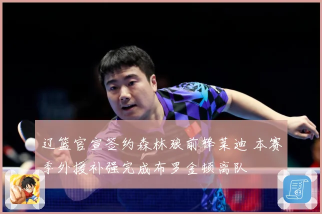 辽篮官宣签约森林狼前锋莱迪 本赛季外援补强完成布罗金顿离队
